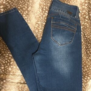 BAMBOO Dark Blue Women's Skinny Jeans